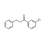 结构式 CAS# 388091-63-2, 1-(3-氯苯基)-3-苯基-1-丙酮