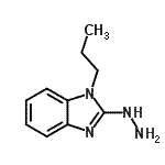 structure of CAS# 388574-71-8, 2-Hydrazino-1-Propyl-1H-Benzimidazole;(1-Propyl-1H-Benzoimidazol-2-Yl)-Hydrazine;(Z)-2-hydrazono-1-propyl-2,3-dihydro-1H-benzo[d]imidazole;1-propylbenzimidazole-2-ylhydrazine