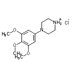 CAS#: 38869-07-7， 4-(3,4,5-Trimethoxyphenyl)Piperazin-1-Ium Chloride