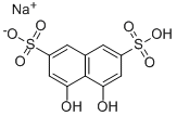 structure of CAS# 3888-44-6, Chromotropic Acid Sodium Salt;Sodium 4,5-Dihydroxy-7-Sulfo-Naphthalene-2-Sulfonate;Sodium 4,5-Dihydroxy-7-Sulfo-2-Naphthalenesulfonate;2,7-Naphthalenedisulfonic Acid, 4,5-Dihydroxy-, Monosodium Salt
