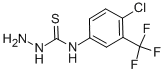 structure of CAS# 38901-30-3, 4-[4-Chloro-3-(Trifluoromethyl)Phenyl]-3-Thiosemicarbazide;4-[4-CHLORO-3-(TRIFLUOROMETHYL)PHENYL]-3-THIOSEMICARBAZIDE