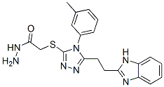 CAS#: 38911-96-5， 2-[[5-[2-(1H-Benzimidazol-2-Yl)Ethyl]-4-(3-Methylphenyl)-1,2,4-Triazol-3-Yl]Sulfanyl]Acetohydrazide