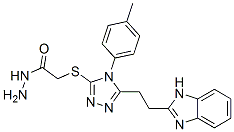 CAS#: 38911-97-6， 2-[[5-[2-(1H-Benzimidazol-2-Yl)Ethyl]-4-(2-Methoxyphenyl)-1,2,4-Triazol-3-Yl]Sulfanyl]Acetohydrazide