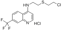 CAS#: 38914-94-2， N-[2-(2-Chloroethylsulfanyl)Ethyl]-7-(Trifluoromethyl)Quinolin-4-Amine Hydrochloride