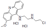 CAS#: 38915-07-0， N'-(2-Chloroethyl)-N-(2-Methoxyacridin-9-Yl)Ethane-1,2-Diamine Dihydrochloride