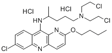 CAS#: 38915-45-6， N'-(2-Butoxy-7-Chloropyrido[3,2-b]Quinolin-10-Yl)-N,N-Bis(2-Chloroethyl)Pentane-1,4-Diamine Dihydrochloride