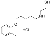 CAS#: 38920-67-1， 2-[5-(2-Methylphenoxy)Pentylamino]Ethanethiol Hydrochloride