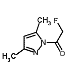 CAS#: 38941-41-2， 1-(3,5-Dimethyl-1H-Pyrazol-1-Yl)-2-Fluoroethanone