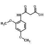 CAS#: 38989-32-1， 3-[(2,4-Dimethoxyphenyl)Amino]-3-Oxopropanoic Acid