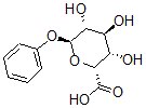 CAS 登录号：39031-71-5， (2R,3S,4S,5R,6S)-3,4,5-三羟基-6-(苯氧基)四氢吡喃-2-羧酸