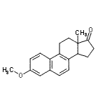 CAS 登录号：3907-67-3， 3-甲氧基雌甾-1,3,5(10),6,8-五烯-17-酮