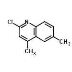 structure of CAS# 3913-18-6, 2-Chloro-4,6-Dimethylquinoline;2-Chloro-4,6-Dimethyl-Quinoline;MFCD00456553