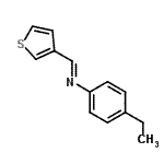 CAS#: 391609-58-8， (E)-N-(4-Ethylphenyl)-1-(3-Thienyl)Methanimine