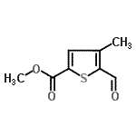 CAS#: 391936-75-7， Methyl 5-Formyl-4-Methyl-2-Thiophenecarboxylate
