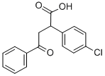 结构式 CAS# 39206-70-7, 2-(4-氯苯基)-4-氧代-4-苯基丁酸