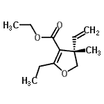 CAS#: 392699-07-9， Ethyl (4S)-2-Ethyl-4-Methyl-4-Vinyl-4,5-Dihydro-3-Furancarboxylate