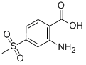 structure of CAS# 393085-45-5, 2-Amino-4-(Methylsulfonyl)Benzoicacid;2-Amino-4-(Methylsulphonyl)Benzoic Acid, Tech