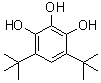 结构式 CAS# 3934-77-8, 4,6-二-叔丁基邻苯三酚
