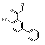 CAS#: 393519-43-2， 2-Chloro-1-(4-Hydroxy-3-Biphenylyl)Ethanone