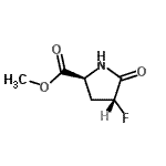CAS 登录号：393810-25-8， 甲基(4R)-4-氟-5-氧代-L-脯氨酸酯