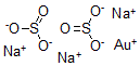 CAS#: 39394-92-8， Trisodium Gold(+1) Cation Disulfite