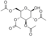 structure of CAS# 3947-62-4, 2,3,4,6-Tetra-O-Acetyl-D-Glucopyranose;2,3,4,6-TETRA-O-ACETYL-BETA-D-GLUCOPYRANOSE;2,3,4,6-Tetra-O-Acetyl-Beta-D-Glucose;Glucopyranose, 2,3,4,6-Tetraacetate