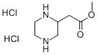 structure of CAS# 394709-83-2, Methyl Piperazine-2-Acetate Dihydrochloride;2-[(2R)-2-Piperazine-1,4-Diiumyl]Acetic Acid Methyl Ester;2-[(2R)-Piperazine-1,4-Diium-2-Yl]Acetic Acid Methyl Ester;Methyl 2-[(2R)-Piperazine-1,4-Diium-2-Yl]Ethanoate