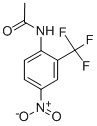 structure of CAS# 395-68-6, 4'-Nitro-2'-(Trifluoromethyl)Acetanilide;N1-[4-NITRO-2-(TRIFLUOROMETHYL)PHENYL]ACETAMIDE;4'-Nitro-2'-(Trifluoromethyl)Acetanilide 97%;4'-Nitro-2'-(Trifluoromethyl)Acetanilide97%