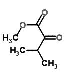 structure of CAS# 3952-67-8, Methyl 3-Methyl-2-Oxobutanoate;MFCD12198846