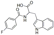 CAS#: 39545-02-3， 2-[(4-fluorobenzoyl)amino]-3-(1H-indol-3-yl)propanoic acid