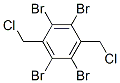 structure of CAS# 39568-98-4, 1,2,4,5-Tetrabromo-3,6-Bis(Chloromethyl)-Benzene
