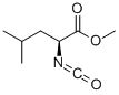 结构式 CAS# 39570-63-3, (S)-(-)-2-异氰酸-4-甲基戊酸甲酯