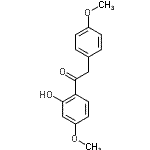 CAS 登录号：39604-64-3， 1-(2-羟基-4-甲氧基苯基)-2-(4-甲氧基苯基)乙酮