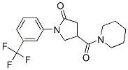 CAS#: 39630-19-8， 4-(Piperidine-1-Carbonyl)-1-[3-(Trifluoromethyl)Phenyl]Pyrrolidin-2-On E