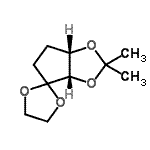 CAS#: 39682-19-4， (3aS,6aS)-2,2-Dimethyltetrahydrospiro[Cyclopenta[d][1,3]Dioxole-4,2'-[1,3]Dioxolane]