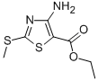 structure of CAS# 39736-29-3, Ethyl 4-Amino-2-(Methylthio)-1,3-Thiazole-5-Carboxylate;Ethyl 4-Amino-2-Methylsulfanyl-Thiazole-5-Carboxylate;4-Amino-2-(Methylthio)-5-Thiazolecarboxylic Acid Ethyl Ester;4-Amino-2-(Methylthio)Thiazole-5-Carboxylic Acid Ethyl Ester