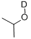 结构式 CAS# 3979-51-9, 2-丙醇-D
