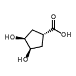 CAS#: 39798-11-3， (1S,3R,4S)-3,4-Dihydroxycyclopentanecarboxylic Acid