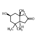 CAS#: 398119-19-2， (3aR,6R,7aS)-3A,6-Dihydroxy-4,4,7A-Trimethylhexahydro-1-Benzofuran-2(3H)-One