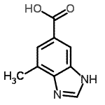 CAS#: 398452-96-5， 4-Methyl-1H-Benzimidazole-6-Carboxylic Acid
