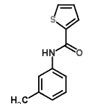 CAS#: 39880-79-0， N-(3-Methylphenyl)-2-Thiophenecarboxamide