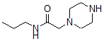 structure of CAS# 39890-48-7, N-Propyl-1-Piperazineacetamide;2-Piperazin-1-Yl-N-Propylacetamide(SALTDATA: FREE);1-Piperazineacetamide,N-Propyl-(9CI)