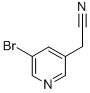 structure of CAS# 39891-08-2, (5-Bromo-Pyridin-3-Yl)-Acetonitrile;2-(5-Bromo-3-Pyridyl)Acetonitrile;2-(5-Bromopyridin-3-Yl)Ethanenitrile;5-Bromo-3-Pyridineacetonitrile