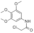 结构式 CAS# 39901-45-6, 2-氯-N-(3,4,5-三甲氧基苯基)乙酰胺