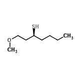 CAS#: 400052-49-5， (3S)-1-Methoxy-3-Heptanethiol