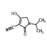 CAS#: 400081-61-0， 4-Hydroxy-1-Isopropyl-2-Oxo-2,5-Dihydro-1H-Pyrrole-3-Carbonitrile