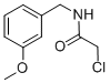 结构式 CAS# 40023-02-7, 2-氯-N-(3-甲氧基苄基)乙酰胺