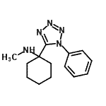 CAS#: 400746-92-1， N-Methyl-1-(1-Phenyl-1H-Tetrazol-5-Yl)Cyclohexanamine