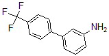 structure of CAS# 400747-98-0, 4'-(Trifluoromethyl)-[1,1'-Biphenyl]-3-Amine;4'-(TRIFLUOROMETHYL)[1,1'-BIPHENYL]-3-AMINE;4'-TRIFLUOROMETHYL-BIPHENYL-3-YLAMINE