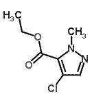 CAS#: 400877-55-6， Ethyl 4-Chloro-1-Methyl-1H-Pyrazole-5-Carboxylate
